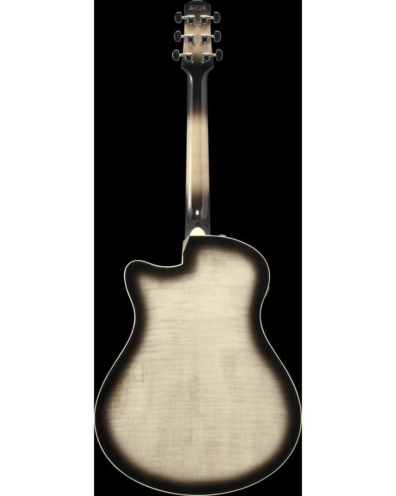 Ibanez AAM370M1CETPA Advanced Acoustic AAM Acoustic Guitar 6-String - Transparent Panda High Gloss