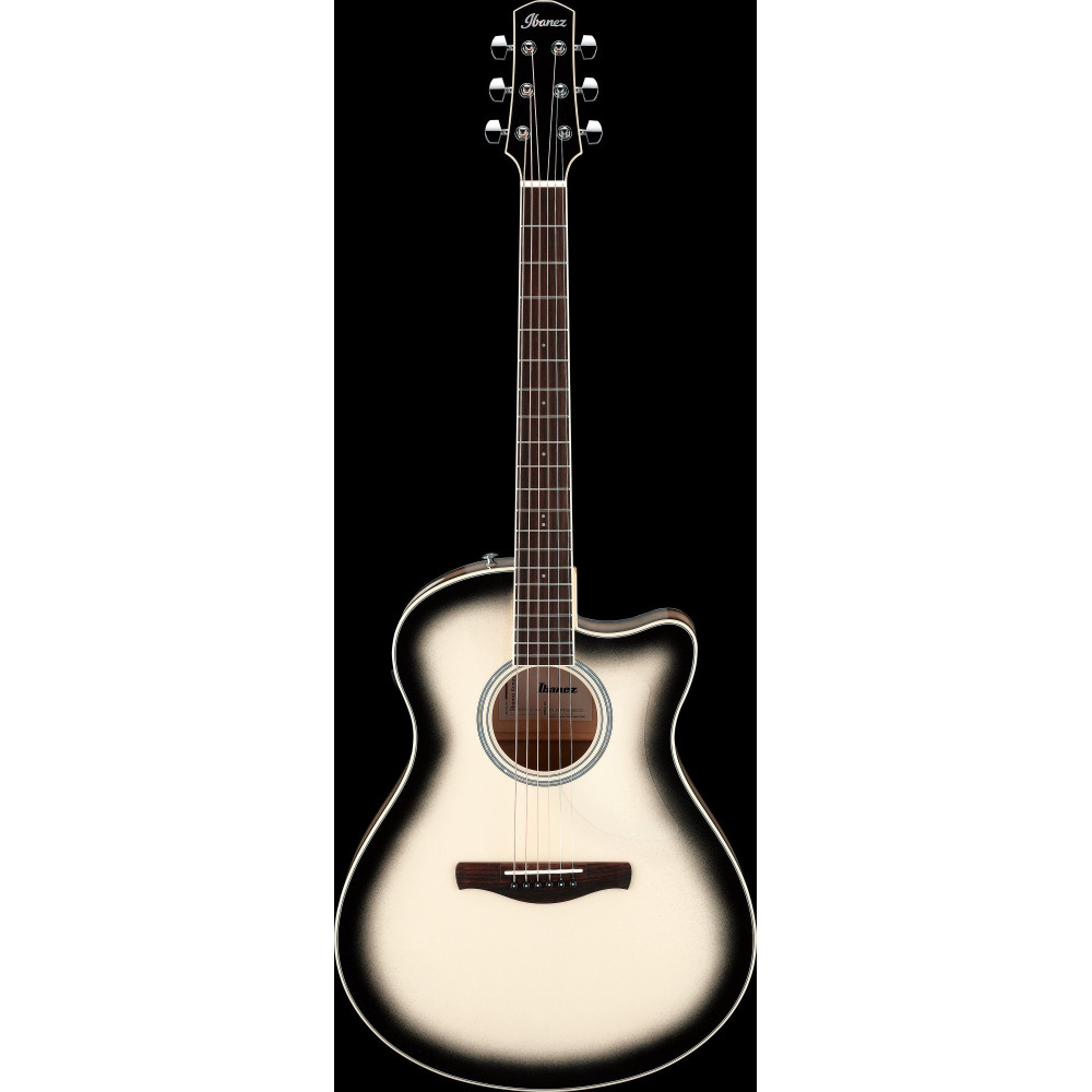 Ibanez AAM370M1CETPA Advanced Acoustic AAM Acoustic Guitar 6-String - Transparent Panda High Gloss