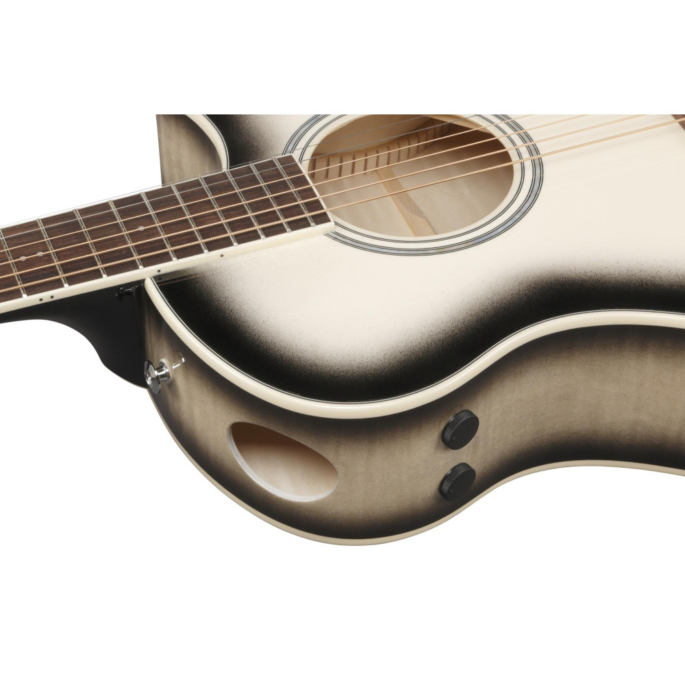 Ibanez AAM370M1CETPA Advanced Acoustic AAM Acoustic Guitar 6-String - Transparent Panda High Gloss