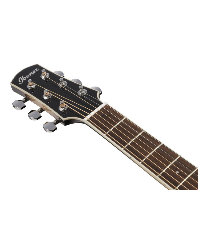 Ibanez AAM370M1CETPA Advanced Acoustic AAM Acoustic Guitar 6-String - Transparent Panda High Gloss