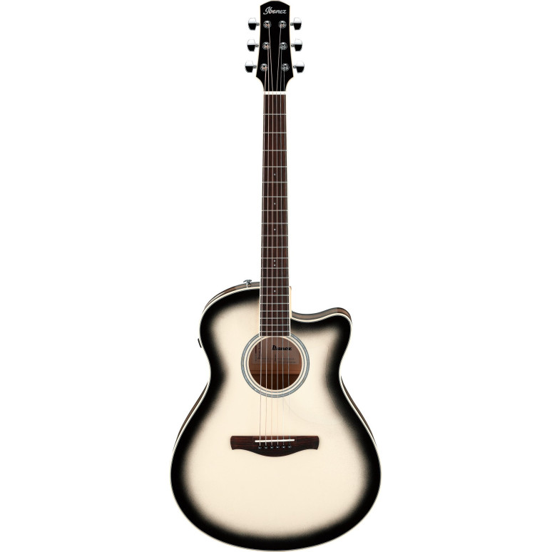 Ibanez AAM370M1CETPA Advanced Acoustic AAM Acoustic Guitar 6-String - Transparent Panda High Gloss