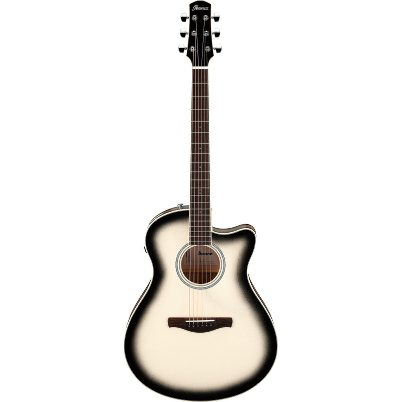 Ibanez AAM370M1CETPA Advanced Acoustic AAM Acoustic Guitar 6-String - Transparent Panda High Gloss