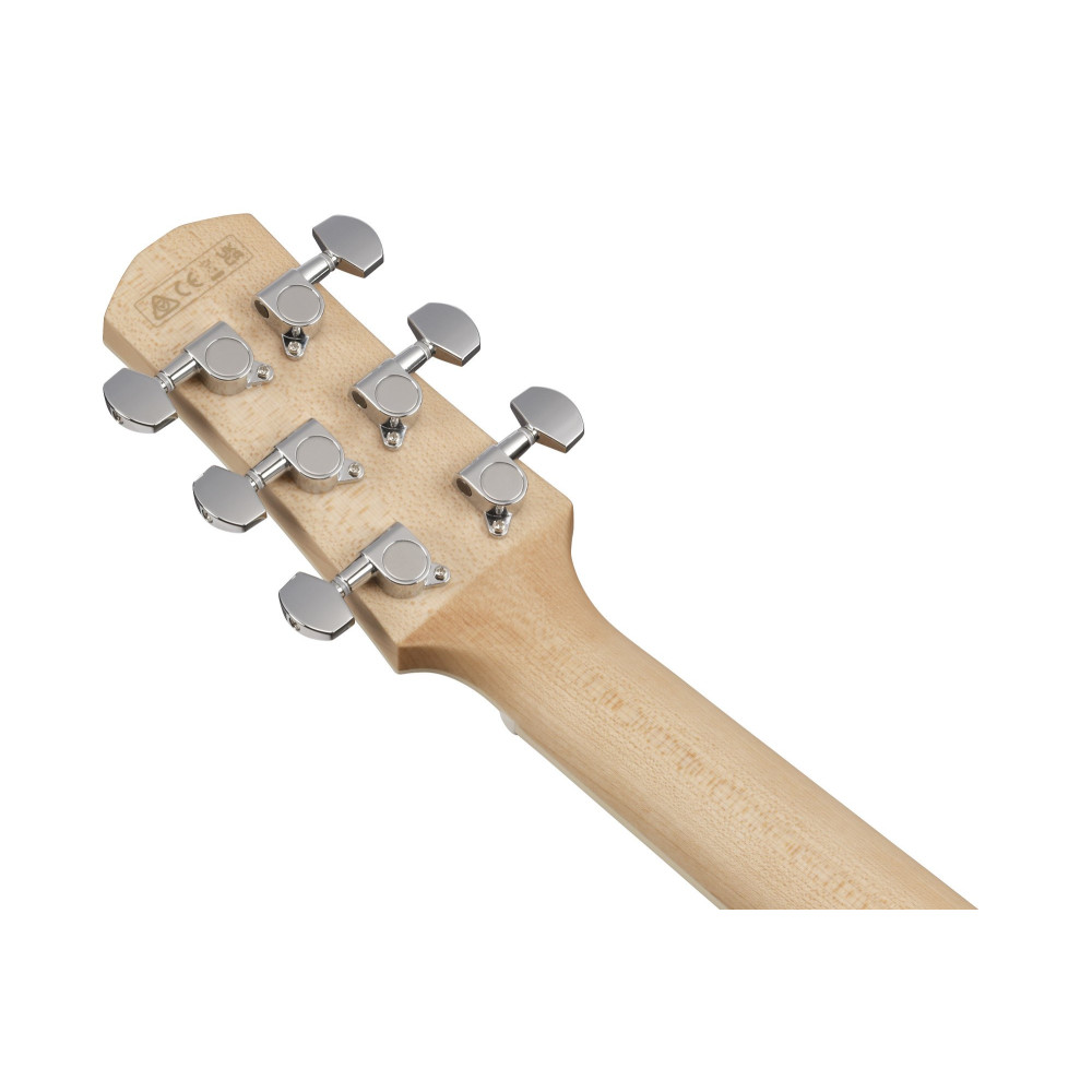 Ibanez AAM370M2E-AIB Advanced Acoustic AAM Acoustic Guitar 6-String - Transparent Antique White Ice Blue Open Pore