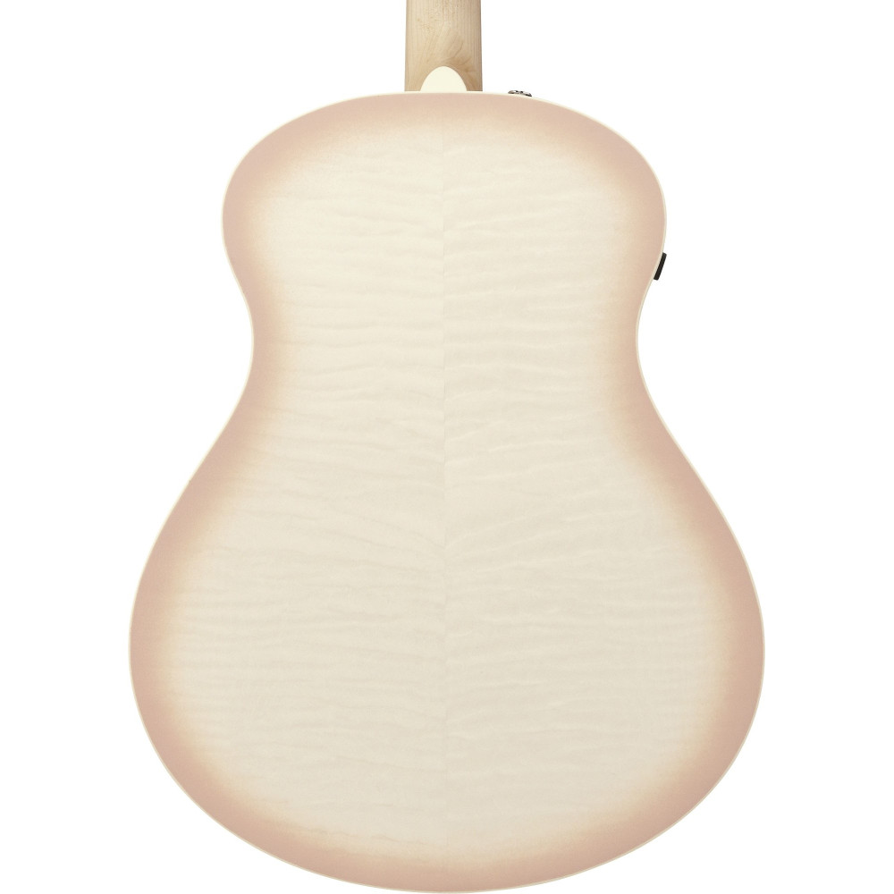 Ibanez AAM370M2E-APF Advanced Acoustic AAM Acoustic Guitar 6-String - Transparent Antique White Peach Fuzz Open Pore