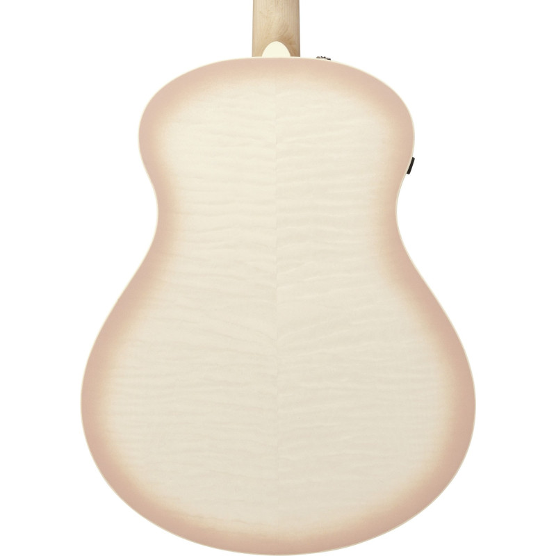 Ibanez AAM370M2E-APF Advanced Acoustic AAM Acoustic Guitar 6-String - Transparent Antique White Peach Fuzz Open Pore