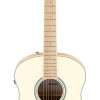 Ibanez AAM370M2E-APF Advanced Acoustic AAM Acoustic Guitar 6-String - Transparent Antique White Peach Fuzz Open Pore