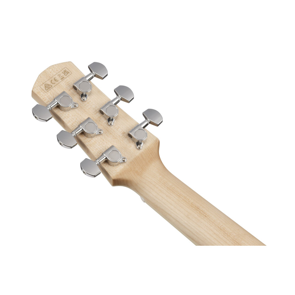 Ibanez AAM370M2E-APF Advanced Acoustic AAM Acoustic Guitar 6-String - Transparent Antique White Peach Fuzz Open Pore