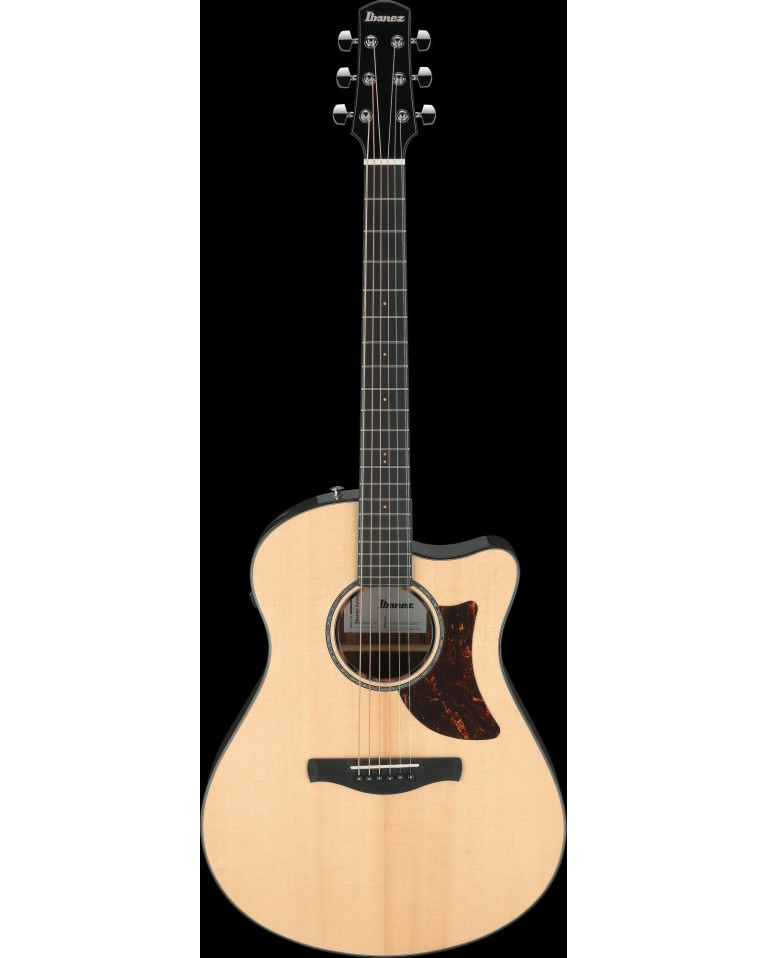 Ibanez AAM380CE-NT Advanced Acoustic AAM Acoustic Guitar 6-String - Natural High Gloss