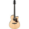 Ibanez AAM380CE-NT Advanced Acoustic AAM Acoustic Guitar 6-String - Natural High Gloss