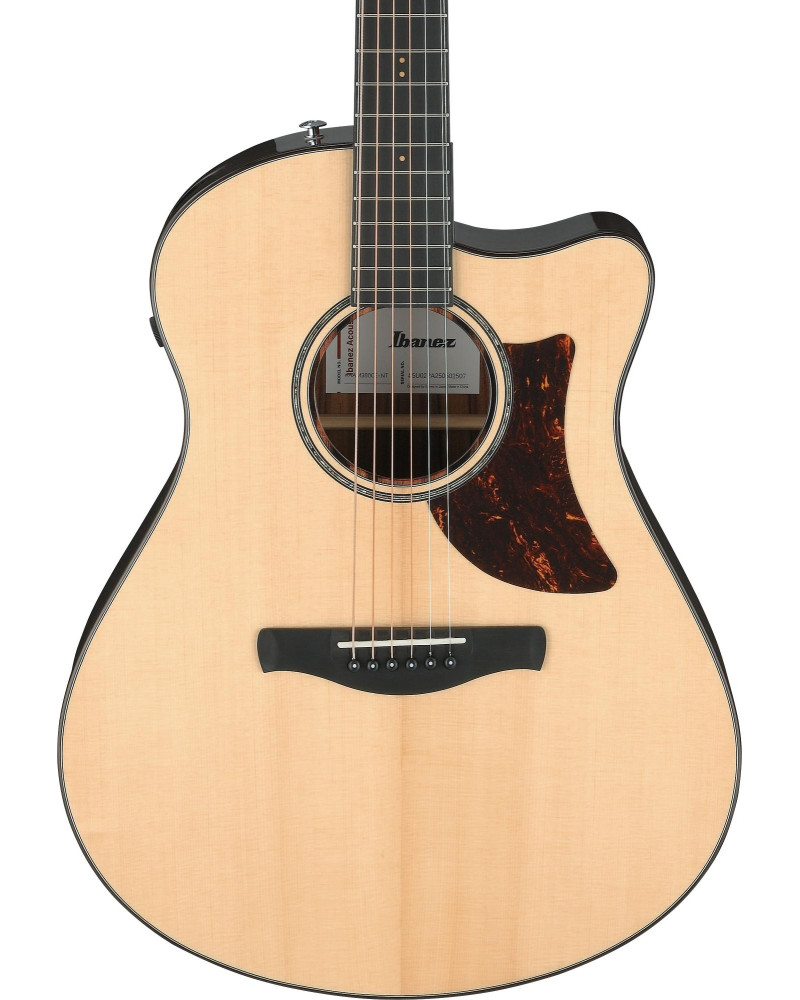 Ibanez AAM380CE-NT Advanced Acoustic AAM Acoustic Guitar 6-String - Natural High Gloss