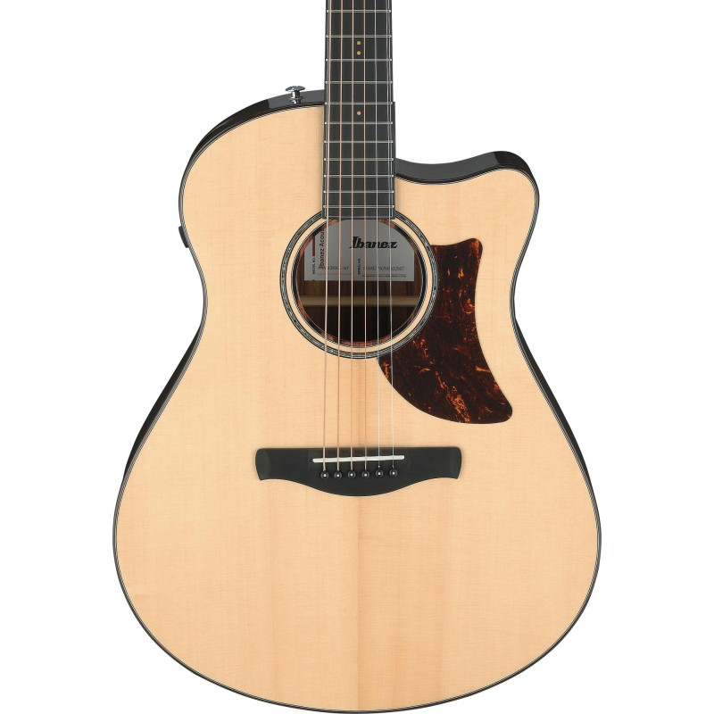 Ibanez AAM380CE-NT Advanced Acoustic AAM Acoustic Guitar 6-String - Natural High Gloss