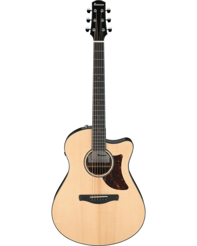 Ibanez AAM380CE-NT Advanced Acoustic AAM Acoustic Guitar 6-String - Natural High Gloss