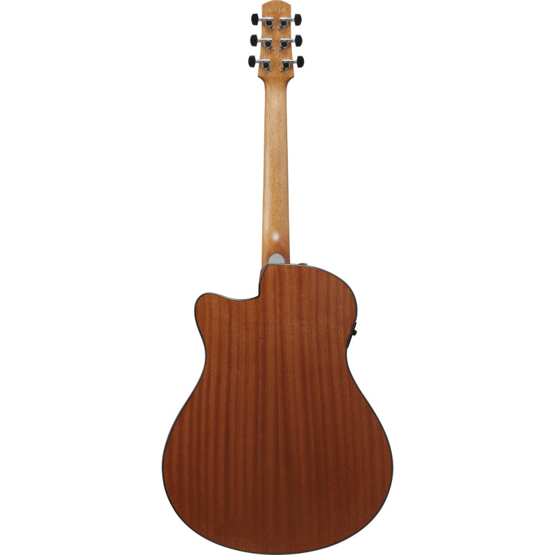Ibanez AAM50CE-CRO Advanced Acoustic AAM Acoustic Guitar 6-String - Coral Red Burst Open Pore