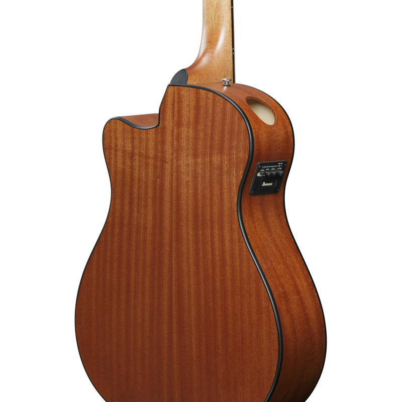 Ibanez AAM50CE-CRO Advanced Acoustic AAM Acoustic Guitar 6-String - Coral Red Burst Open Pore