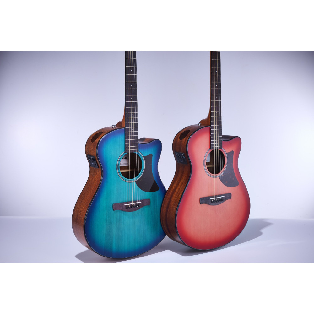 Ibanez AAM50CE-SBO Advanced Acoustic AAM Acoustic Guitar 6-String - Sapphire Blue Burst Open Pore