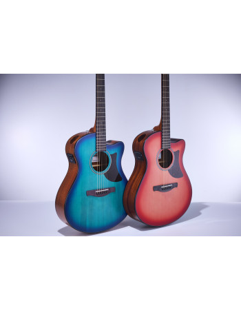 Ibanez AAM50CE-SBO Advanced Acoustic AAM Acoustic Guitar 6-String - Sapphire Blue Burst Open Pore