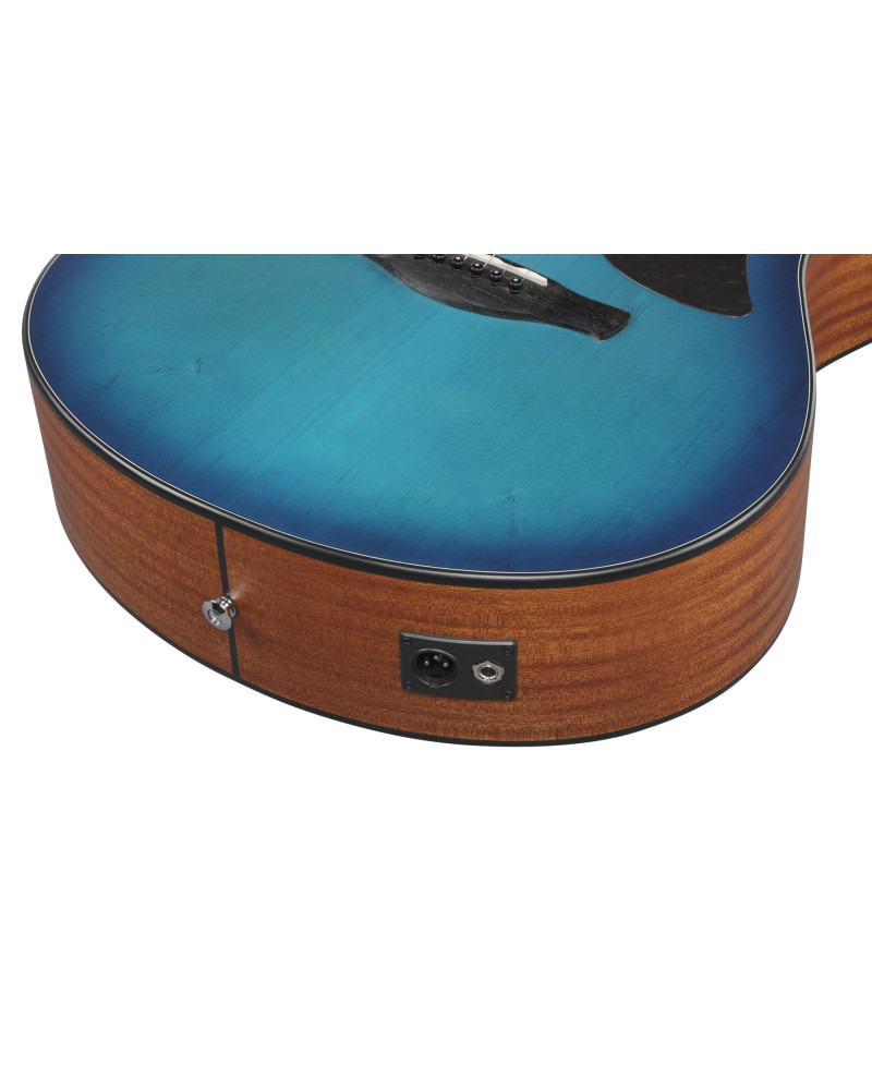 Ibanez AAM50CE-SBO Advanced Acoustic AAM Acoustic Guitar 6-String - Sapphire Blue Burst Open Pore
