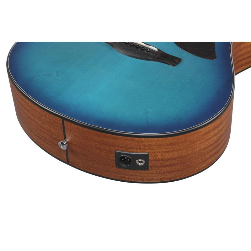 Ibanez AAM50CE-SBO Advanced Acoustic AAM Acoustic Guitar 6-String - Sapphire Blue Burst Open Pore