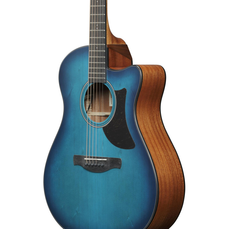 Ibanez AAM50CE-SBO Advanced Acoustic AAM Acoustic Guitar 6-String - Sapphire Blue Burst Open Pore