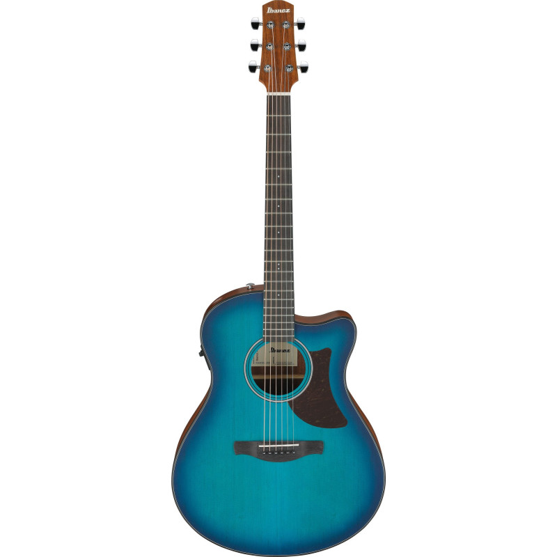 Ibanez AAM50CE-SBO Advanced Acoustic AAM Acoustic Guitar 6-String - Sapphire Blue Burst Open Pore