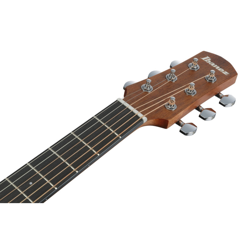 Ibanez AAM50LCE-OLB Advanced Acoustic AAM Acoustic Guitar 6-String Lefty - Open Pore Light Brown Sunburst Top, Natural O