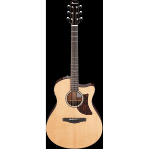 Ibanez AAM700CE-NT Advanced Acoustic, Platinum Collection 6-Str Natural High Gloss Auditorium Body