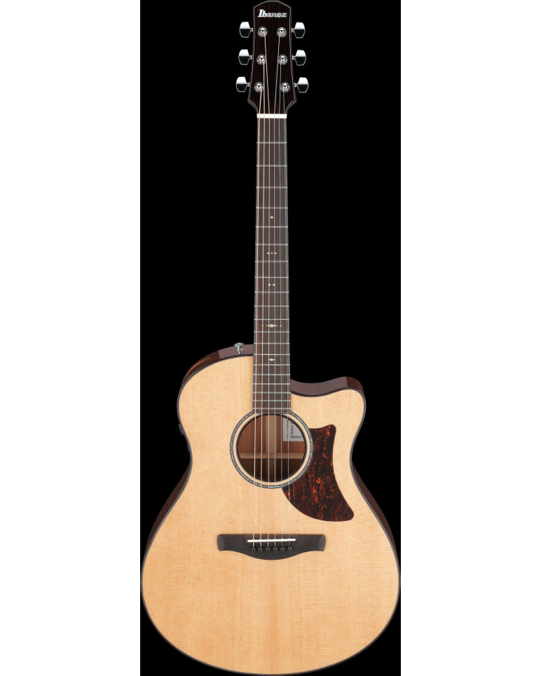 Ibanez AAM700CE-NT Advanced Acoustic, Platinum Collection 6-Str Natural High Gloss Auditorium Body