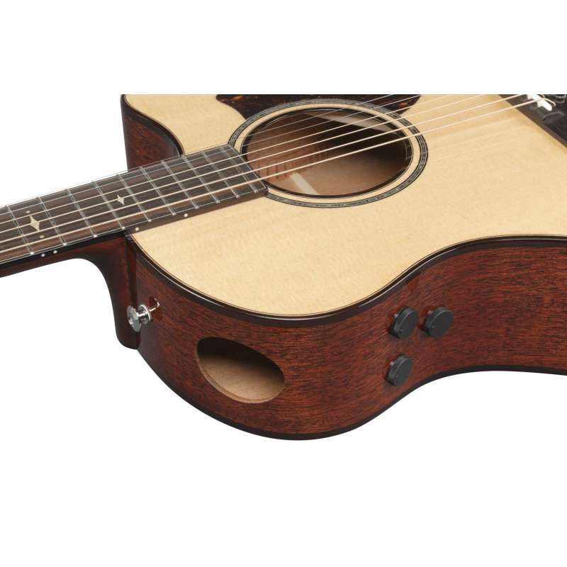 Ibanez AAM700CE-NT Advanced Acoustic, Platinum Collection 6-Str Natural High Gloss Auditorium Body