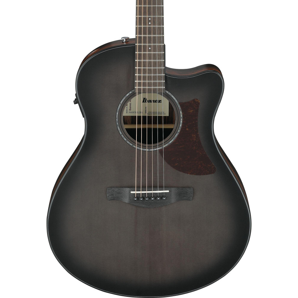 Ibanez AAM70CE-TBN Advanced Acoustic AAM Acoustic Guitar 6-String - Transparent Charcoal Burst
