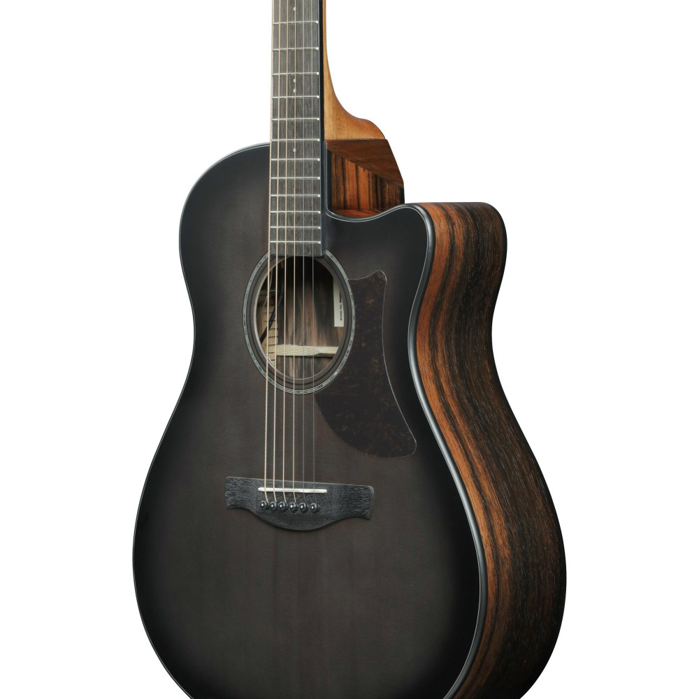 Ibanez AAM70CE-TBN Advanced Acoustic AAM Acoustic Guitar 6-String - Transparent Charcoal Burst