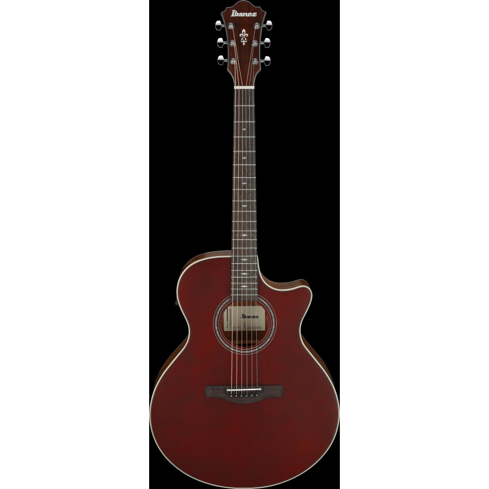 Ibanez AE100-BUF AE Acoustic Guitar 6-String Burgundy Flatwhere