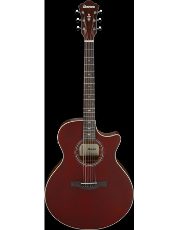 Ibanez AE100-BUF AE Acoustic Guitar 6-String Burgundy Flatwhere