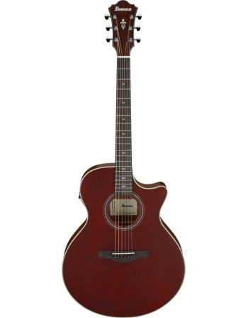 Ibanez AE100-BUF AE Acoustic Guitar 6-String Burgundy Flatwhere