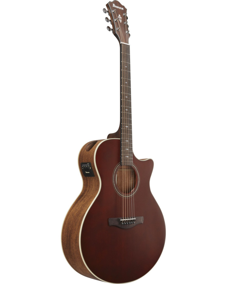 Ibanez AE100-BUF AE Acoustic Guitar 6-String Burgundy Flatwhere