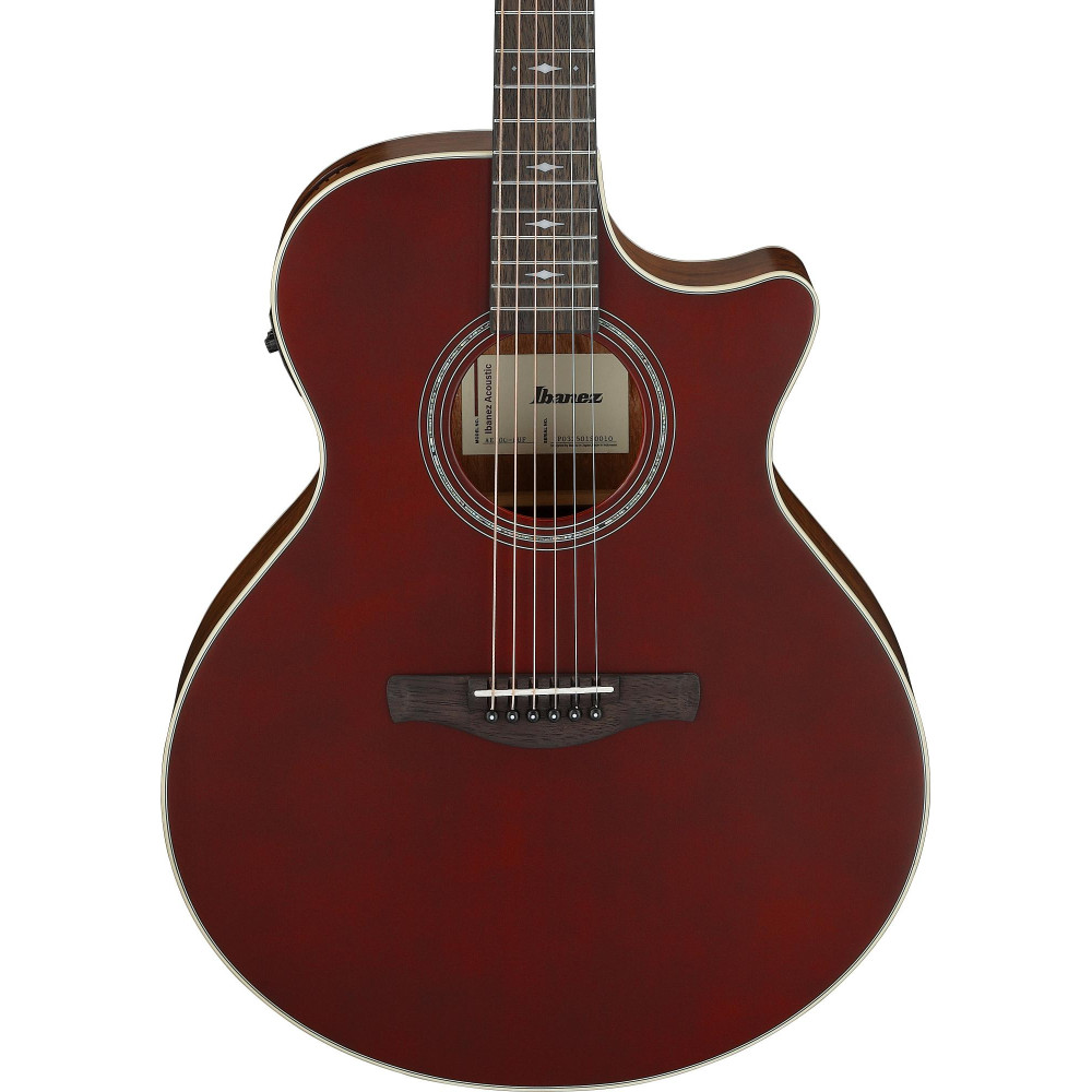 Ibanez AE100-BUF AE Acoustic Guitar 6-String Burgundy Flatwhere