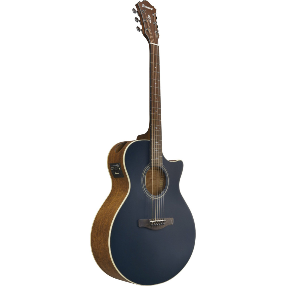 Ibanez AE100-DBF AE Acoustic Guitar 6-String - Dark Tide Blue Flat