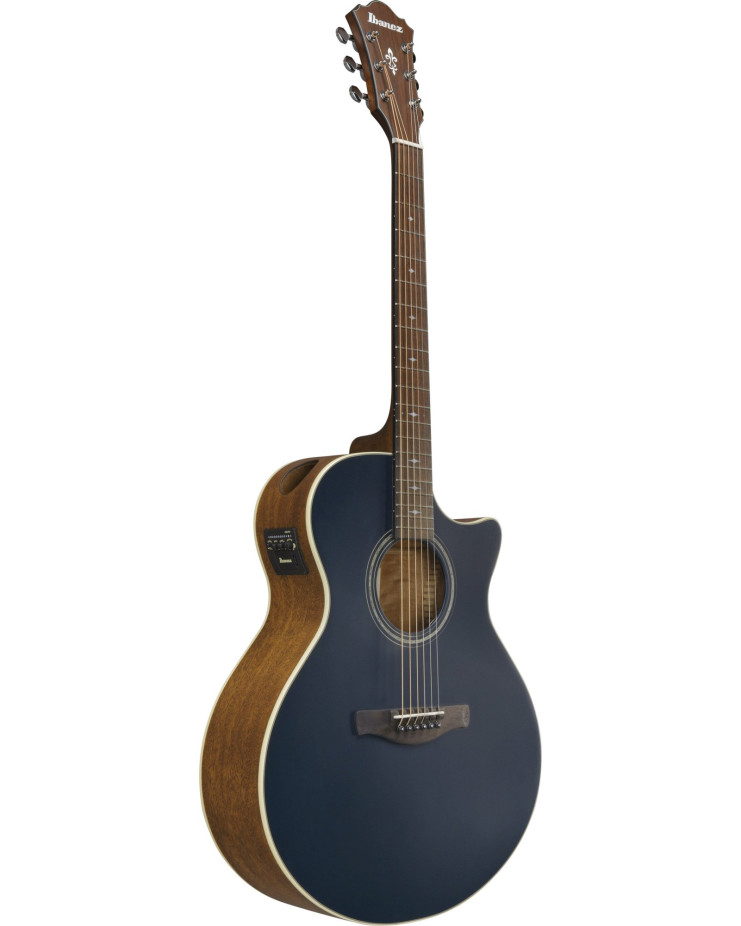 Ibanez AE100-DBF AE Acoustic Guitar 6-String - Dark Tide Blue Flat