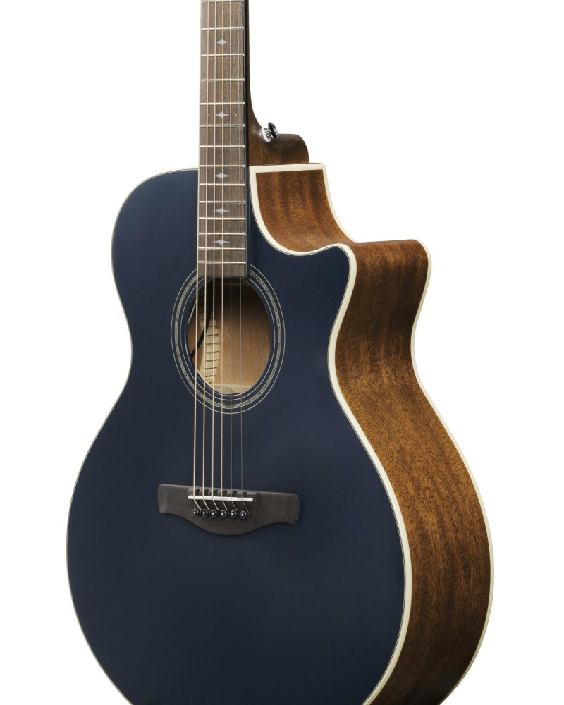 Ibanez AE100-DBF AE Acoustic Guitar 6-String - Dark Tide Blue Flat