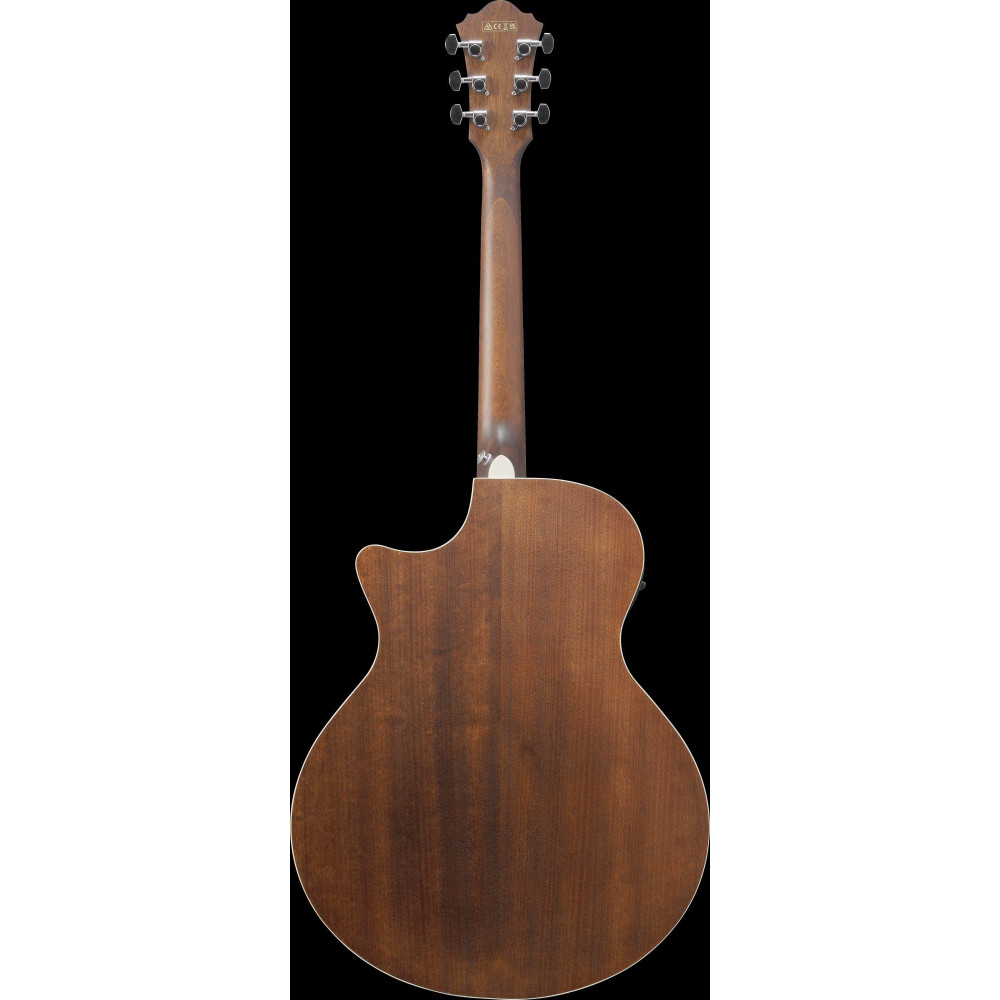 Ibanez AE140-WKH AE Acoustic Guitar 6-String - Weathered Black Open Pore