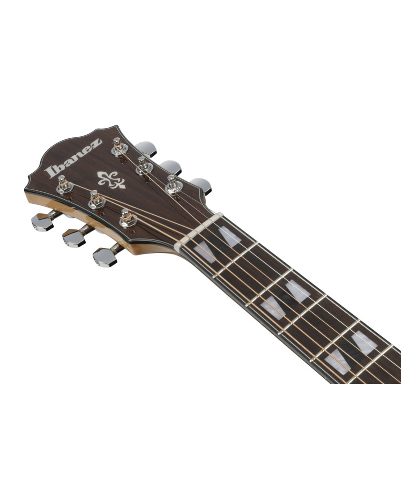 Ibanez AE170-NTR AE Acoustic Guitar 6-String - Natural High Gloss Top, Transparent Red High Gloss Back & Sides