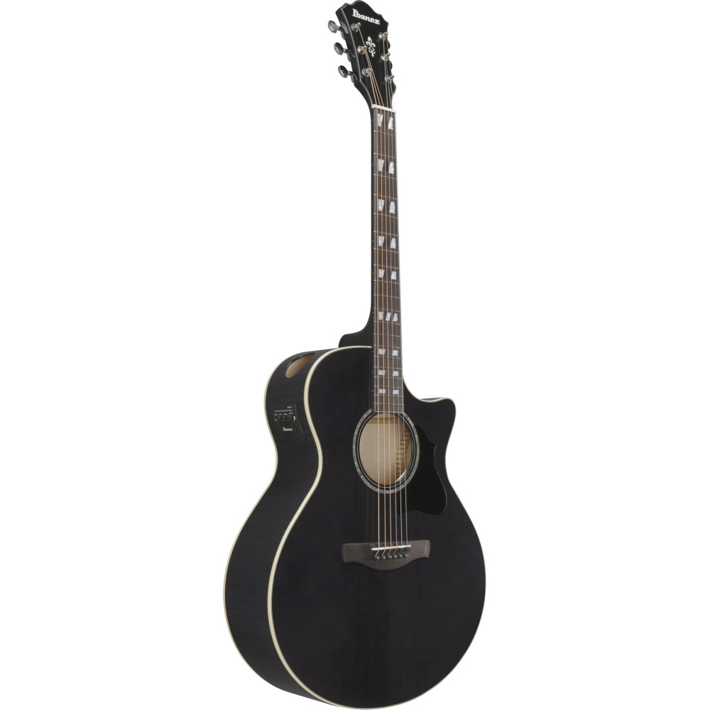Ibanez AE170-TBK AE Acoustic Guitar 6-String - Transparent Black High Gloss