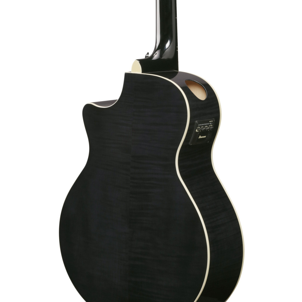 Ibanez AE170-TBK AE Acoustic Guitar 6-String - Transparent Black High Gloss