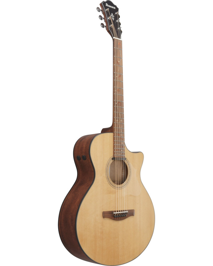 Ibanez AE275BT-LGS AE Acoustic Guitar 6-String Baritone - Natural Low Gloss