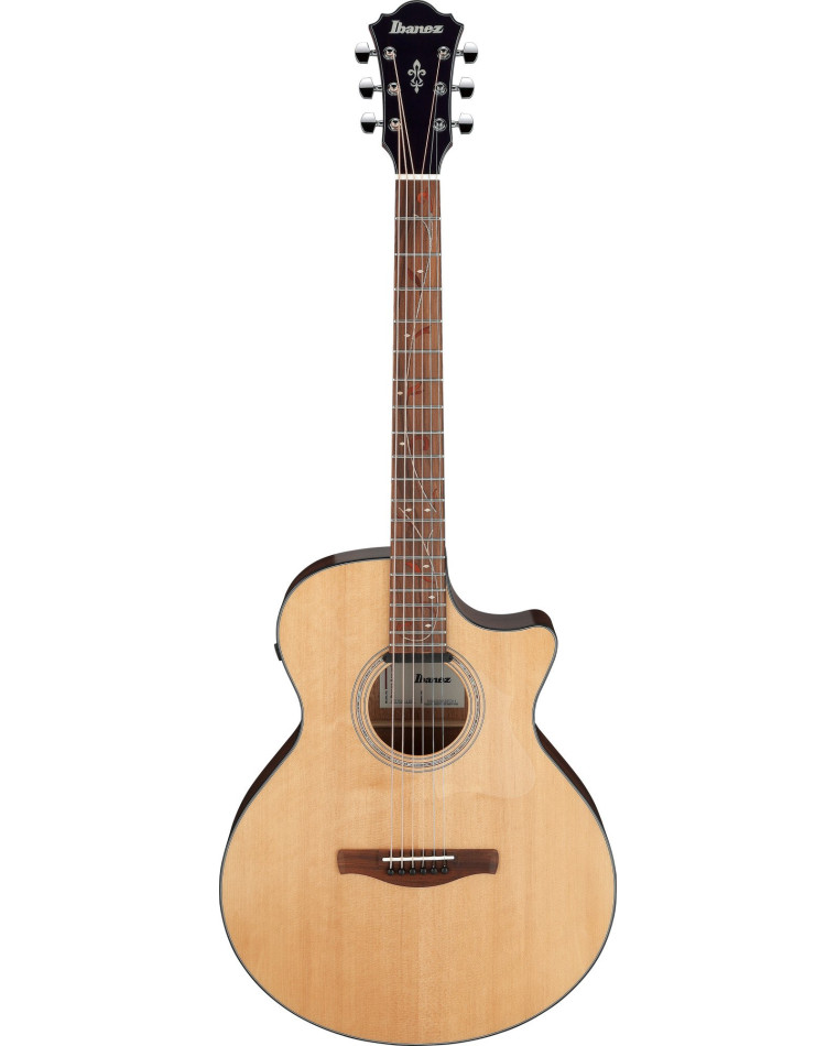 Ibanez AE275BT-LGS AE Acoustic Guitar 6-String Baritone - Natural Low Gloss