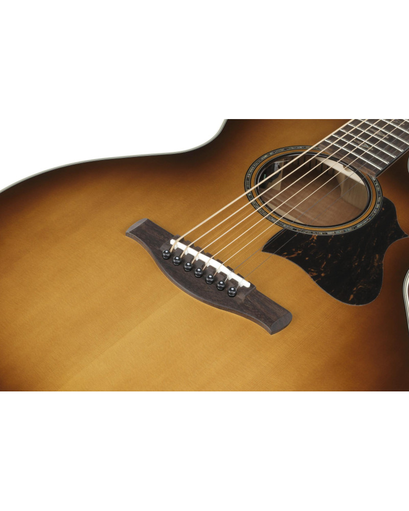 Ibanez AE3007FMH-TBH AE Acoustic Guitar 7-String - Tobacco Edge Burst High Gloss