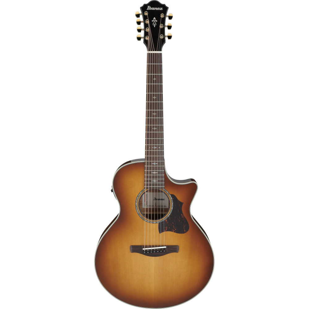 Ibanez AE3007FMH-TBH AE Acoustic Guitar 7-String - Tobacco Edge Burst High Gloss