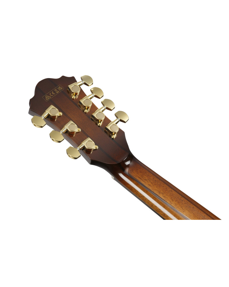 Ibanez AE3007FMH-TBH AE Acoustic Guitar 7-String - Tobacco Edge Burst High Gloss