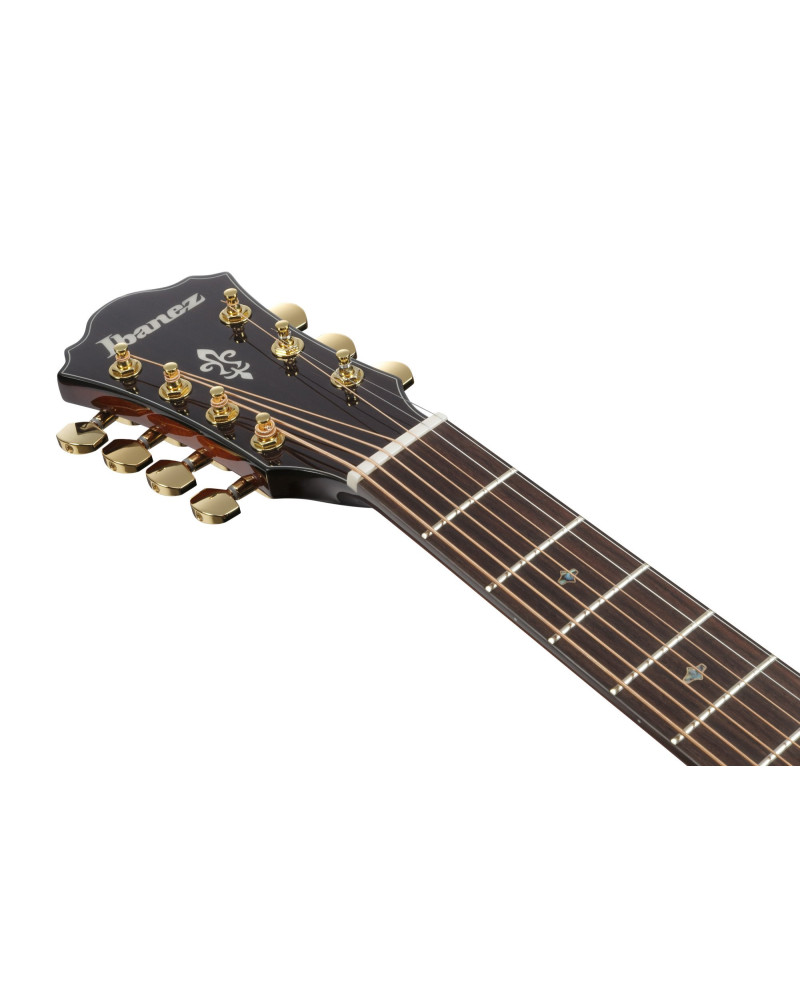 Ibanez AE3007FMH-TBH AE Acoustic Guitar 7-String - Tobacco Edge Burst High Gloss