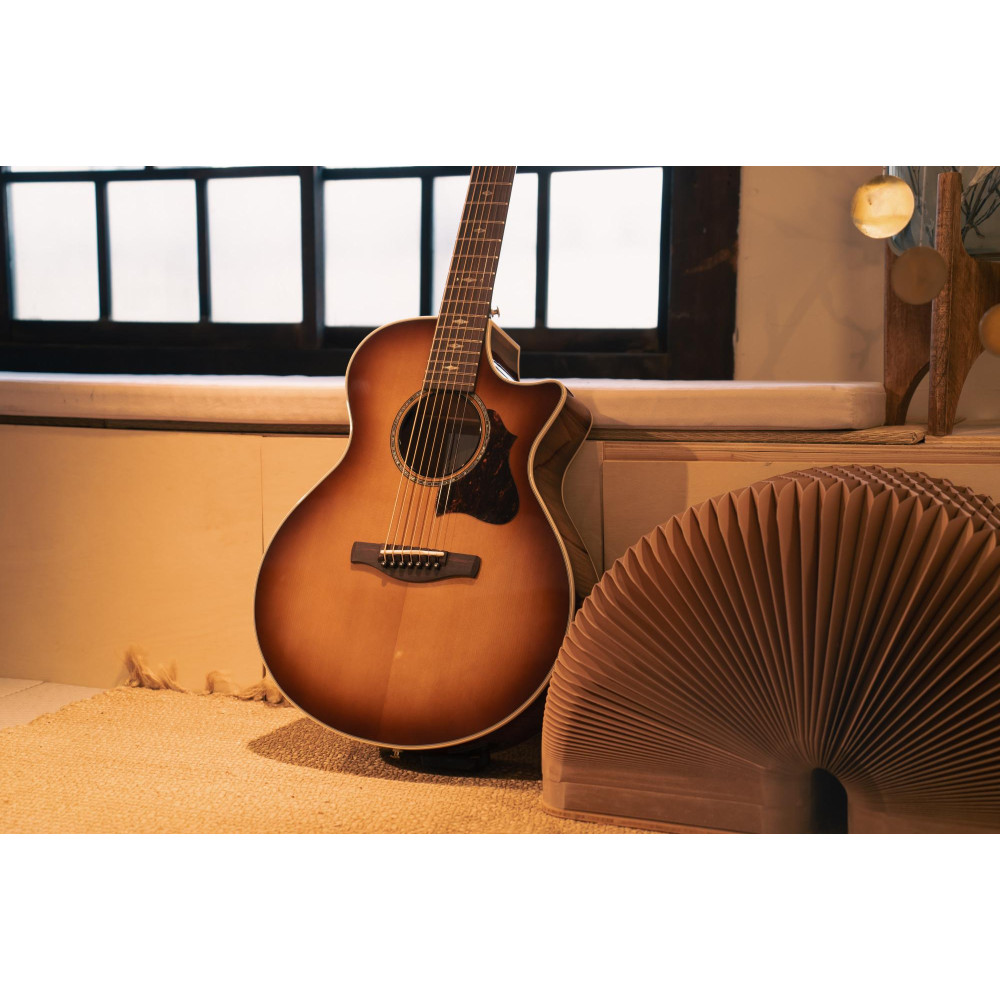 Ibanez AE3007FMH-TBH AE Acoustic Guitar 7-String - Tobacco Edge Burst High Gloss