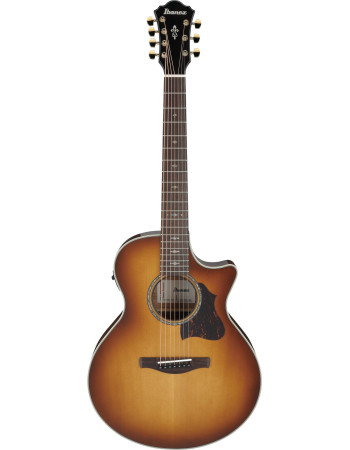 Ibanez AE3007FMH-TBH AE Acoustic Guitar 7-String - Tobacco Edge Burst High Gloss